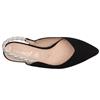 BIOECO SLING BACK 4256 0026 - BLACK SUEDE